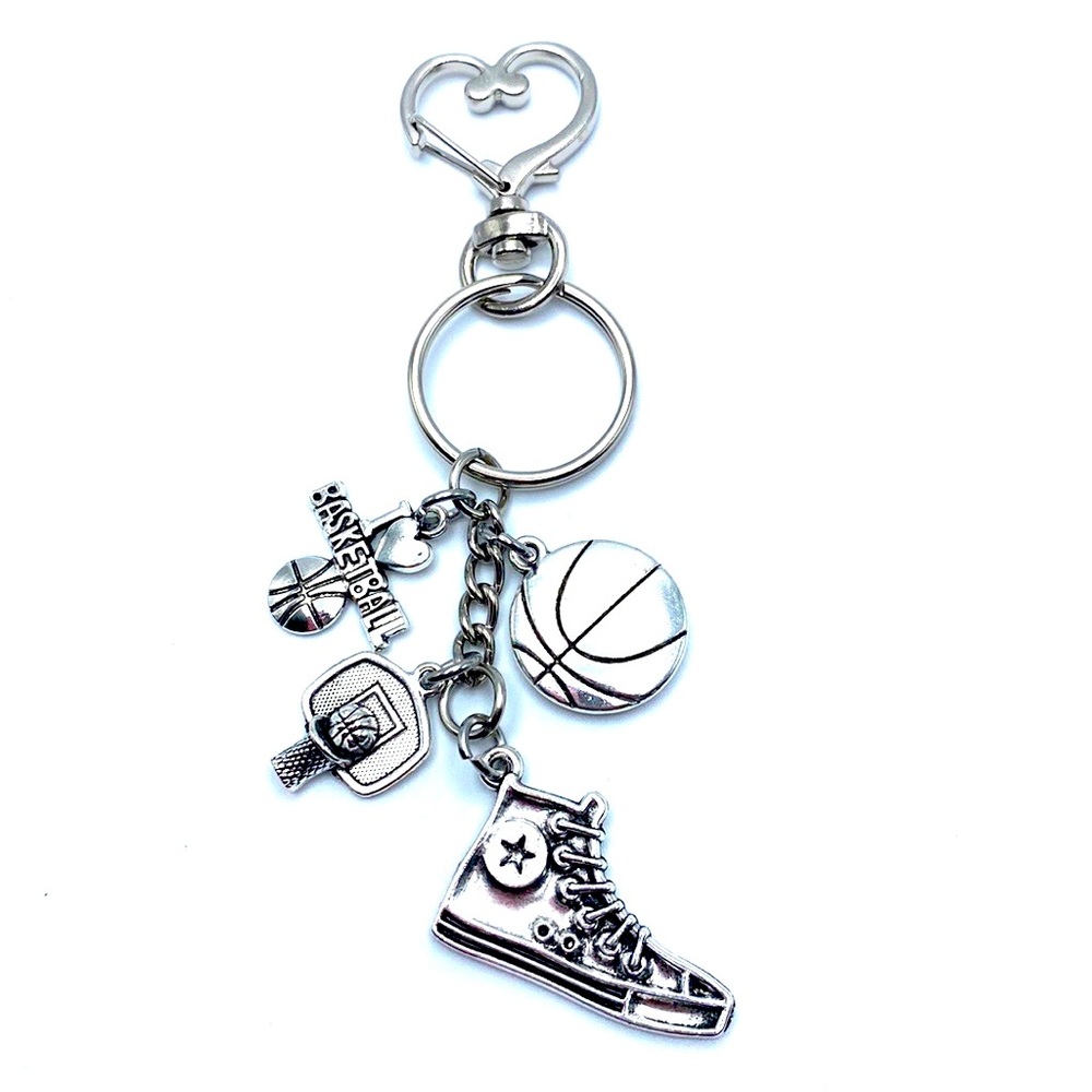 Basketball Keychain Bag Charm